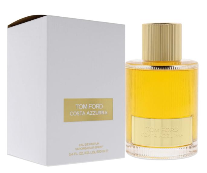 Costa Azzurra by Tom Ford for Unisex 3.4 oz EDP Spray: Buy Tom Ford Perfumes - Costa Azzurra captures the easy sesuality of a purely uninhibited escape the exhilarating aroma of the sea air. Fresh aromatic notes, evergreens citrus set the scende and mingle with deeper woody scents.Details provided by Tom Ford