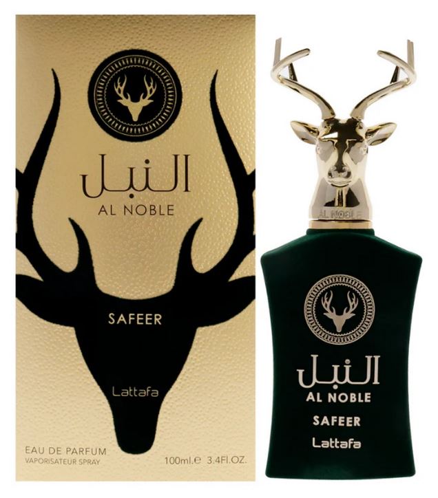 Lattafa Al Noble Safeer Eau De Parfum is an exquisite fragrance designed for both men and women, encapsulating elegance and sophistication in every spray. With a generous 3.4 oz (100 ml) bottle, this scent is perfect for those who appreciate a long-lasting and memorable fragrance experience. Al Noble Safeer opens with invigorating top notes that entice the senses, leading into a heart of rich and captivating accords. 