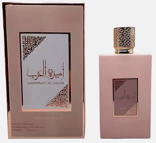 Floral Fruity fragrance Ameerat Al Arab Prive Rose by Asdaaf. This scent is brand-new. In 2023, Ameerat Al Arab Prive Rose was introduced.
