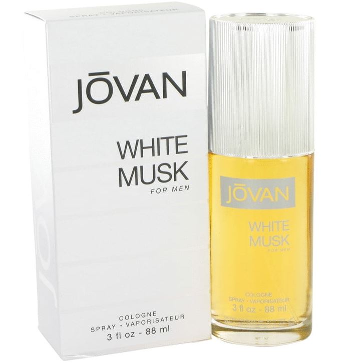 Jovan White Musk possesses a blend of florals and citrus. A refreshing scent with lasting effects is achieved by mingling woody, aromatic tones of clove with invigorating peppermint and earthy thyme. The crisp tartness of green apple enhances the blend, along with sweet melon and the powdery, rosy tones of geranium.