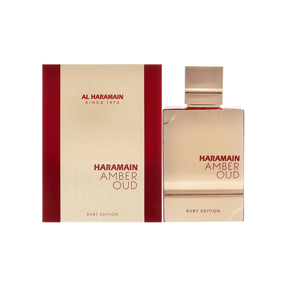 Al Haramain Amber Oud Ruby Edition EDP is a luxurious unisex fragrance with a bold and captivating blend of amber and oriental notes. This 2 oz (60 ml) spray provides a long-lasting, elegant scent for any occasion.