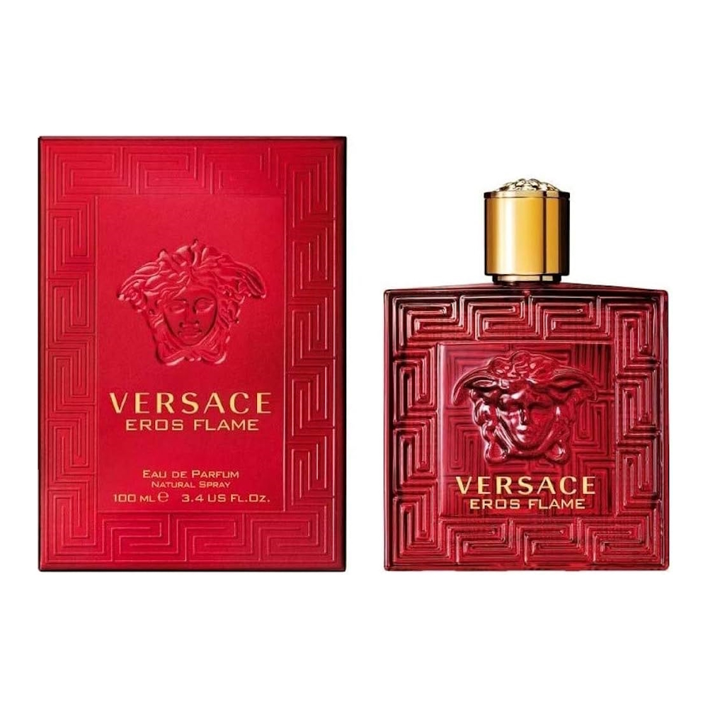 Ignite your passion with Versace Eros Flame, a captivating fragrance designed for the modern man who embodies strength, charisma, and sensuality. This bold scent opens with vibrant notes of Italian lemon and orange, harmoniously blended with spicy nuances of black pepper and wild rosemary. As it unfolds, the heart reveals a warm embrace of geranium, rose, and pepper, creating a magnetic allure that draws others in.